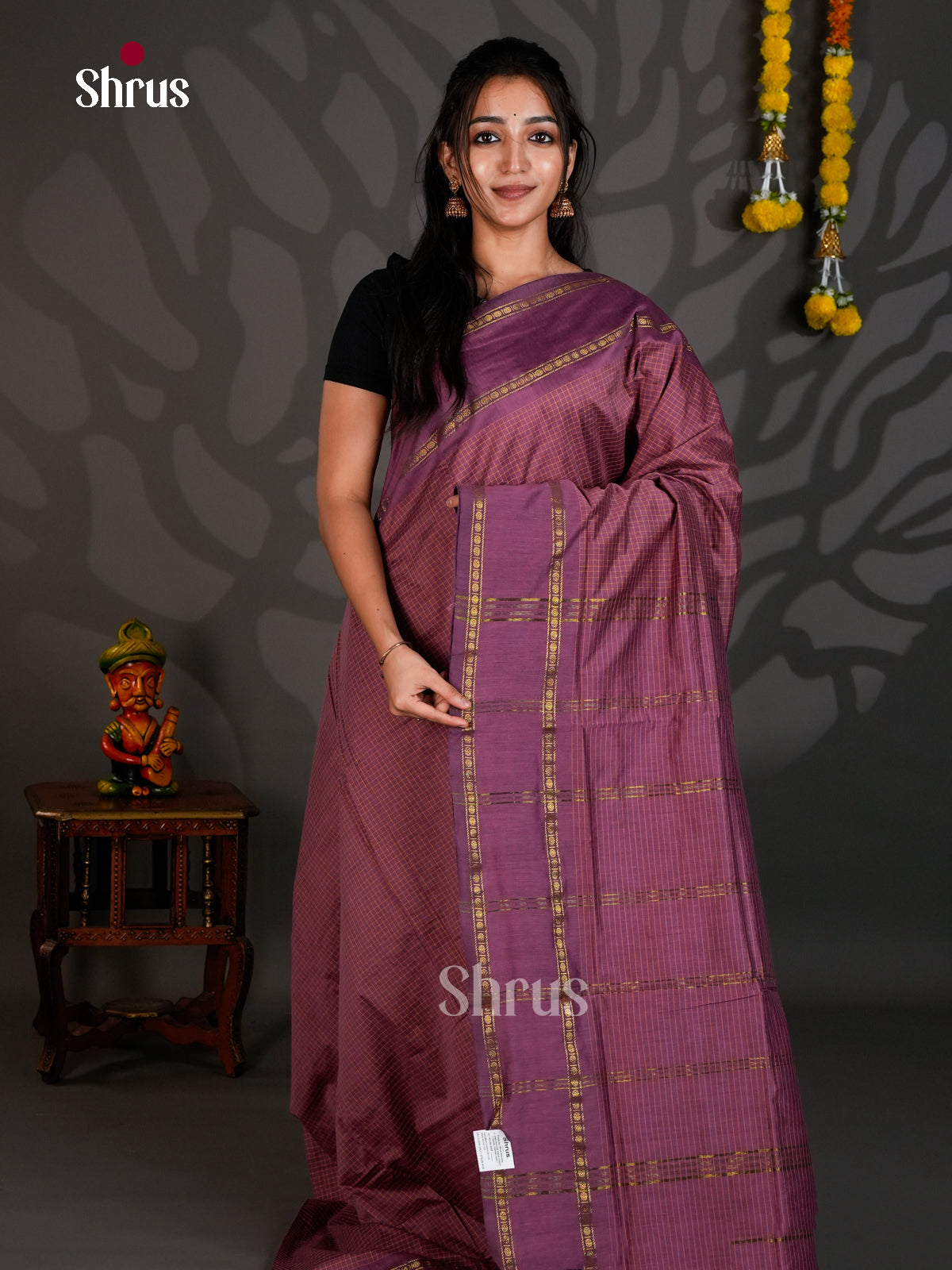 DLS26003 - Kalyani Cotton Saree - Shop on Shrus.com