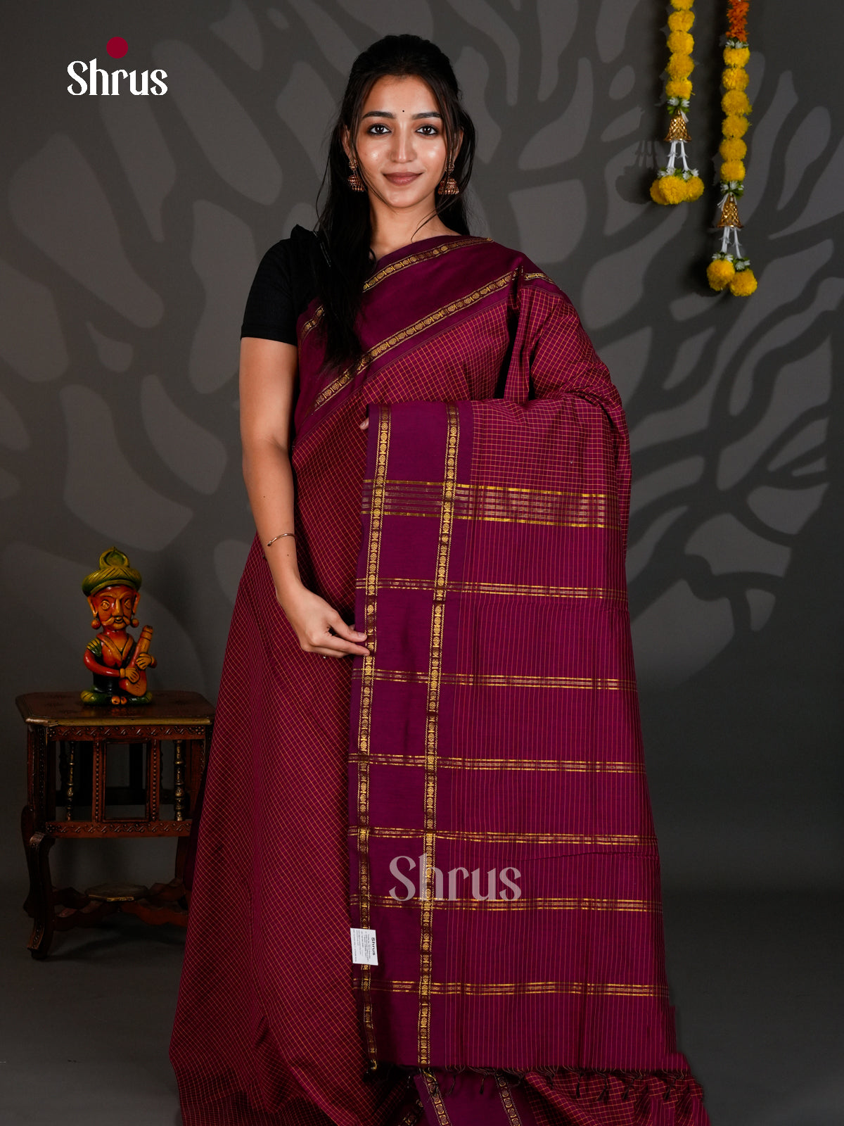 DLS26004 - Kalyani Cotton Saree - Shop on Shrus.com