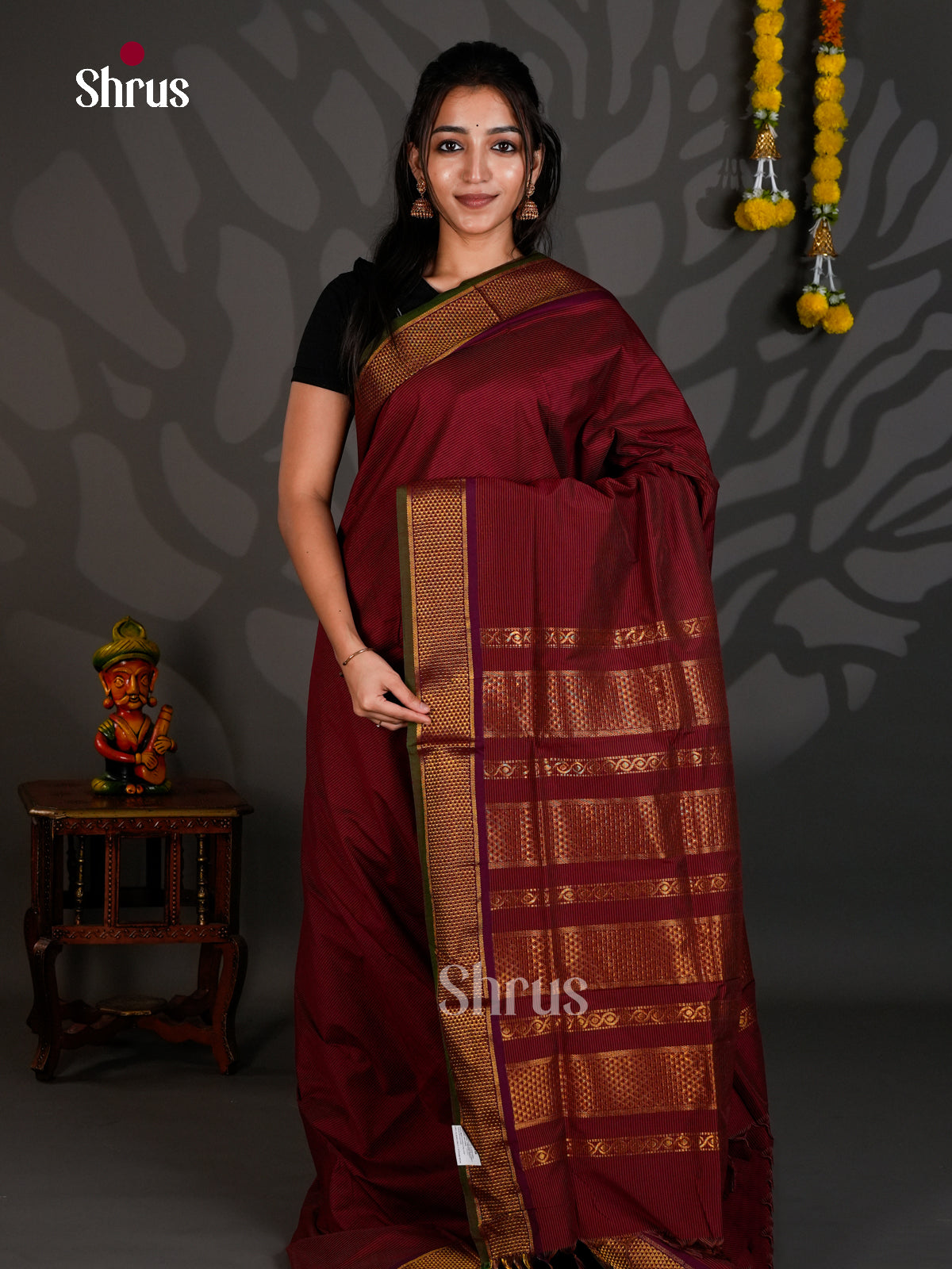 DLS26007 - Kalyani Cotton Saree - Shop on Shrus.com