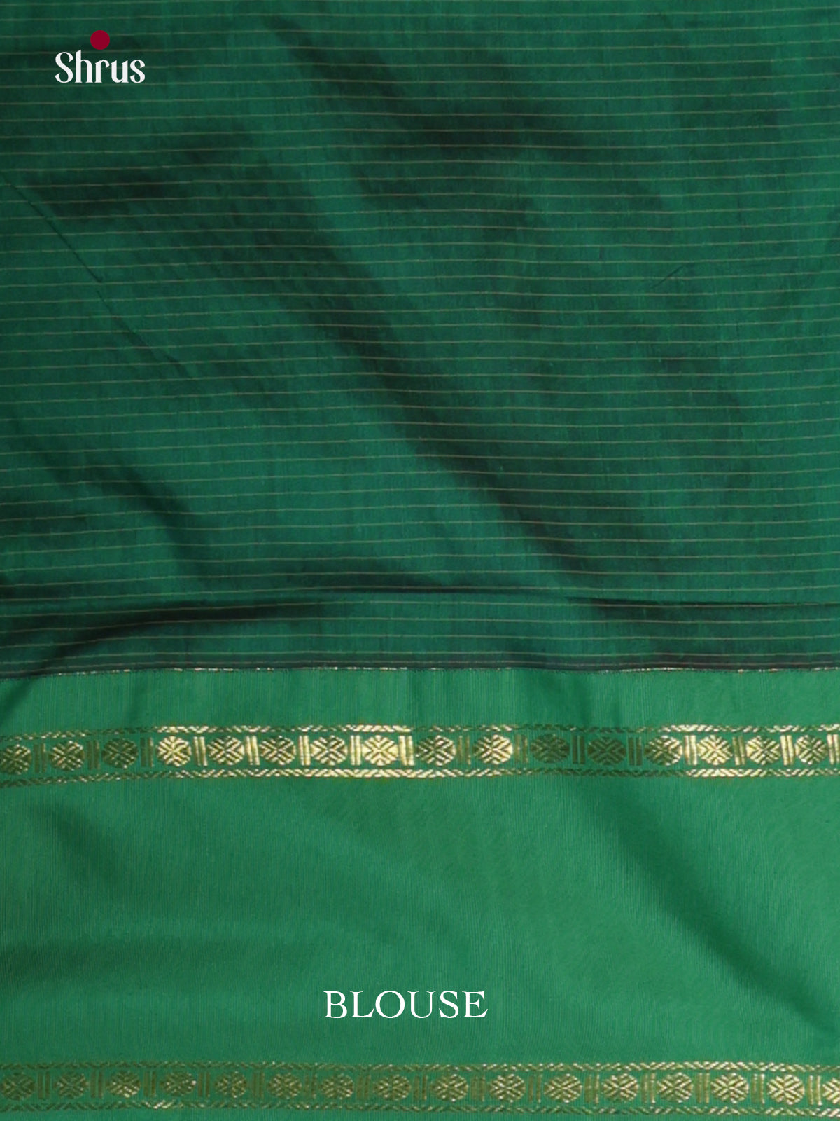 Maroon & Green - Kalyani Cotton Saree - Shop on Shrus.com