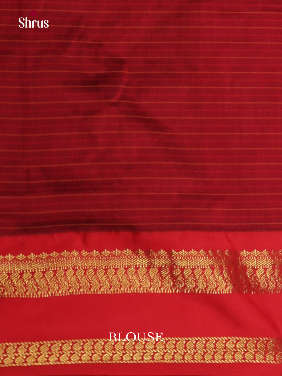 Green & Red- Kalyani Cotton Saree - Shop on Shrus.com