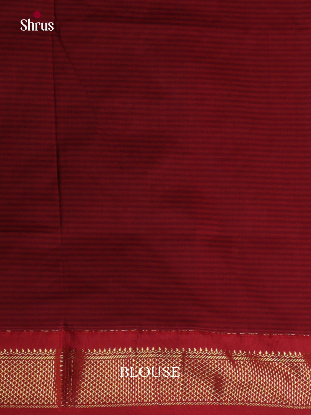 Green & Maroon - Kalyani Cotton Saree - Shop on Shrus.com