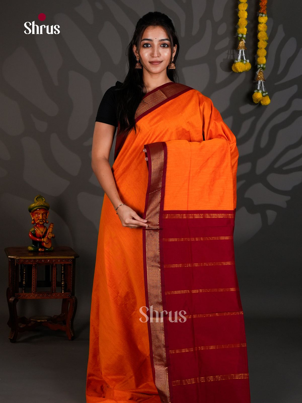 DLS26069 - Kalyani Cotton Saree - Shop on Shrus.com