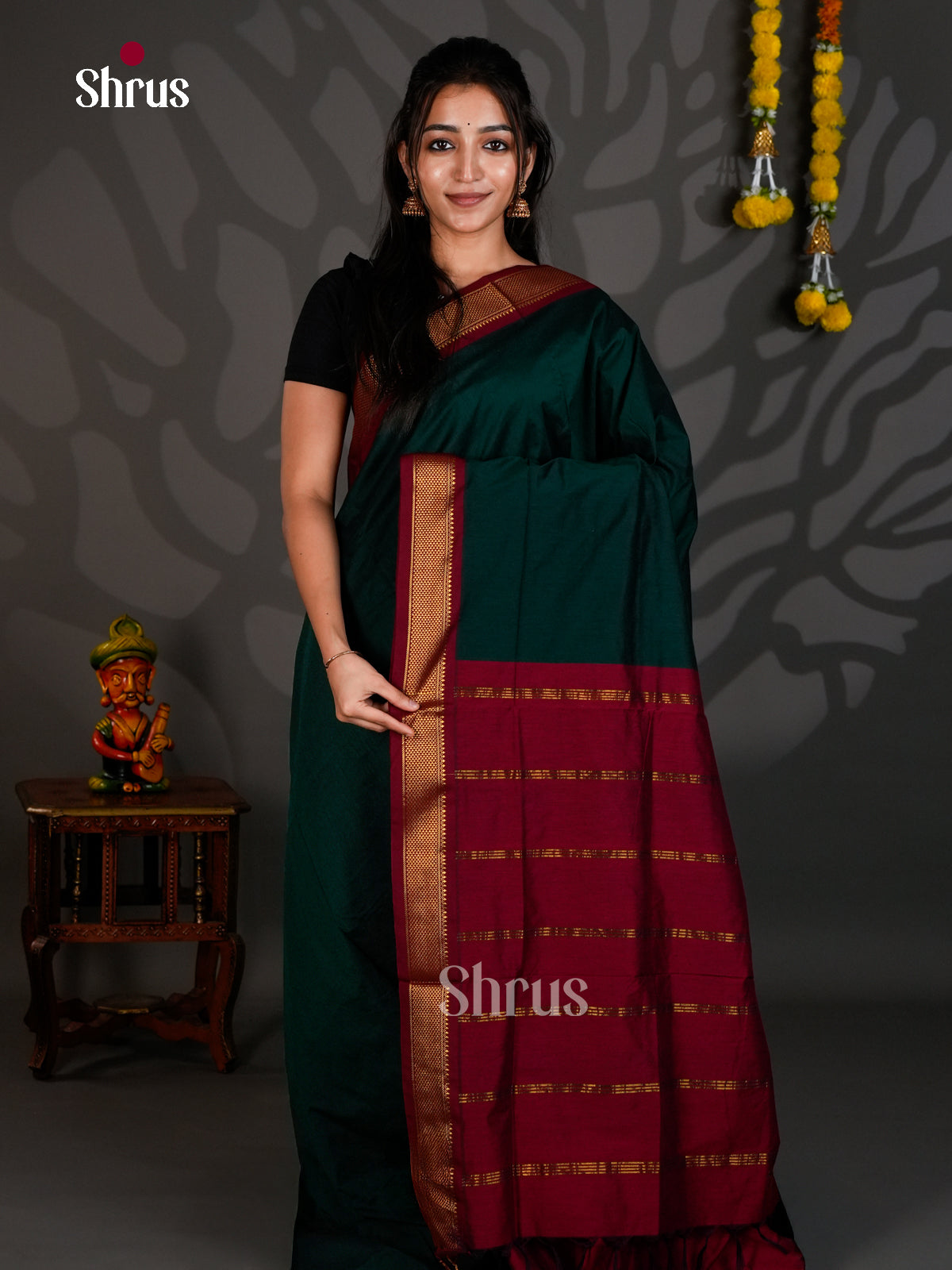 DLS26071 - Kalyani Cotton Saree - Shop on Shrus.com