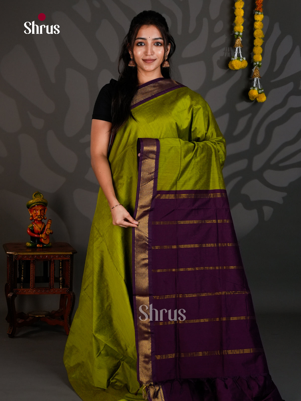DLS26073 - Kalyani Cotton Saree - Shop on Shrus.com