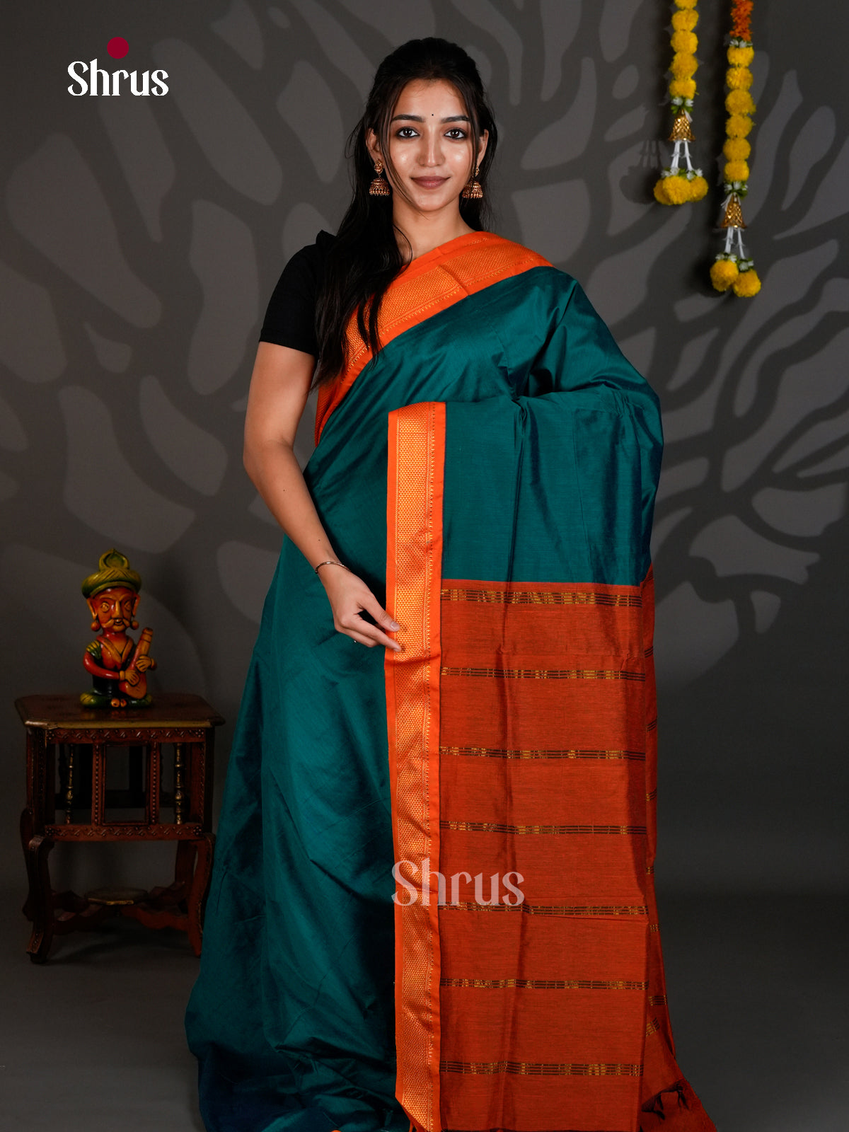 DLS26079 - Kalyani Cotton Saree - Shop on Shrus.com
