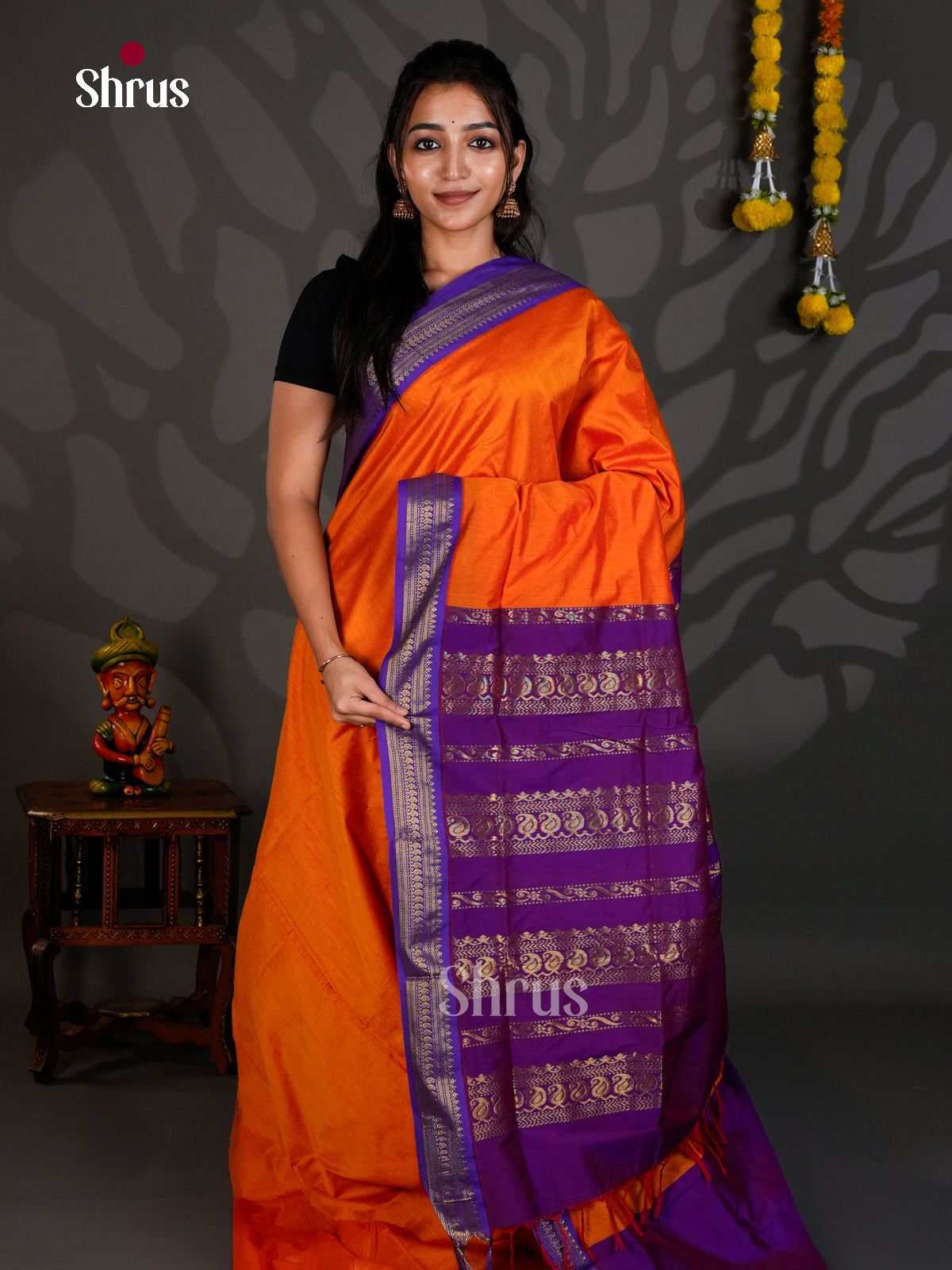 DLS26081 - Kalyani Cotton Saree - Shop on Shrus.com