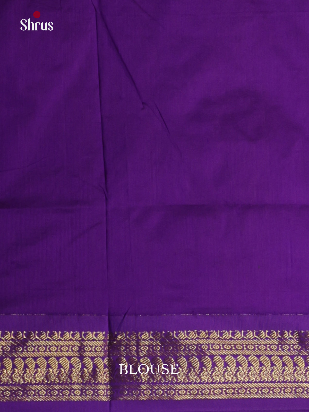 Dark Mustard & Violet - Kalyani Cotton Saree
