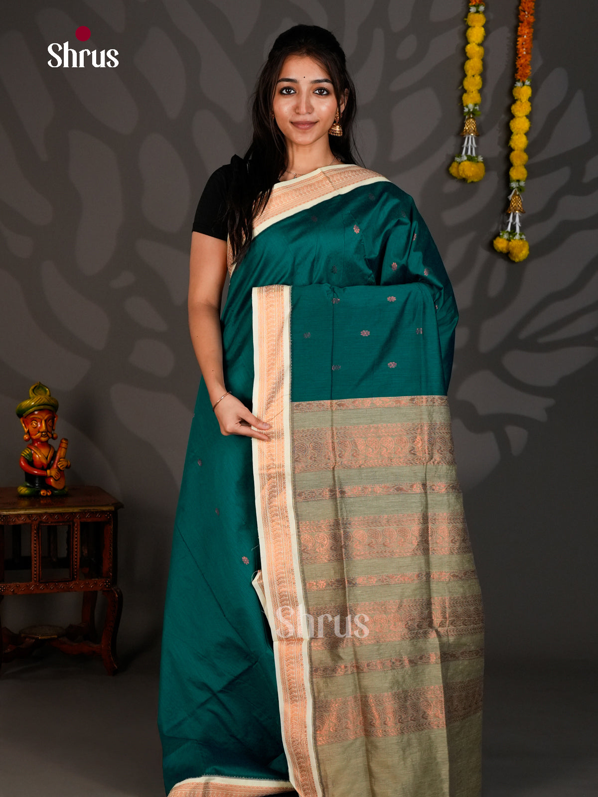 DLS26116 - Kalyani Cotton Saree - Shop on Shrus.com