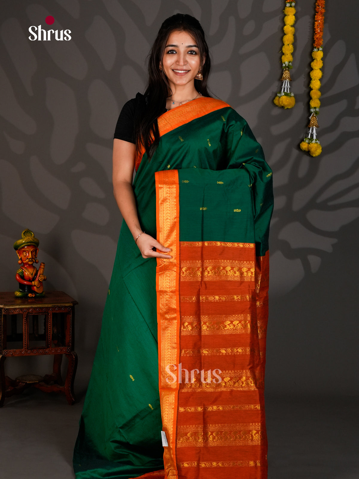 DLS26118 - Kalyani Cotton Saree - Shop on Shrus.com