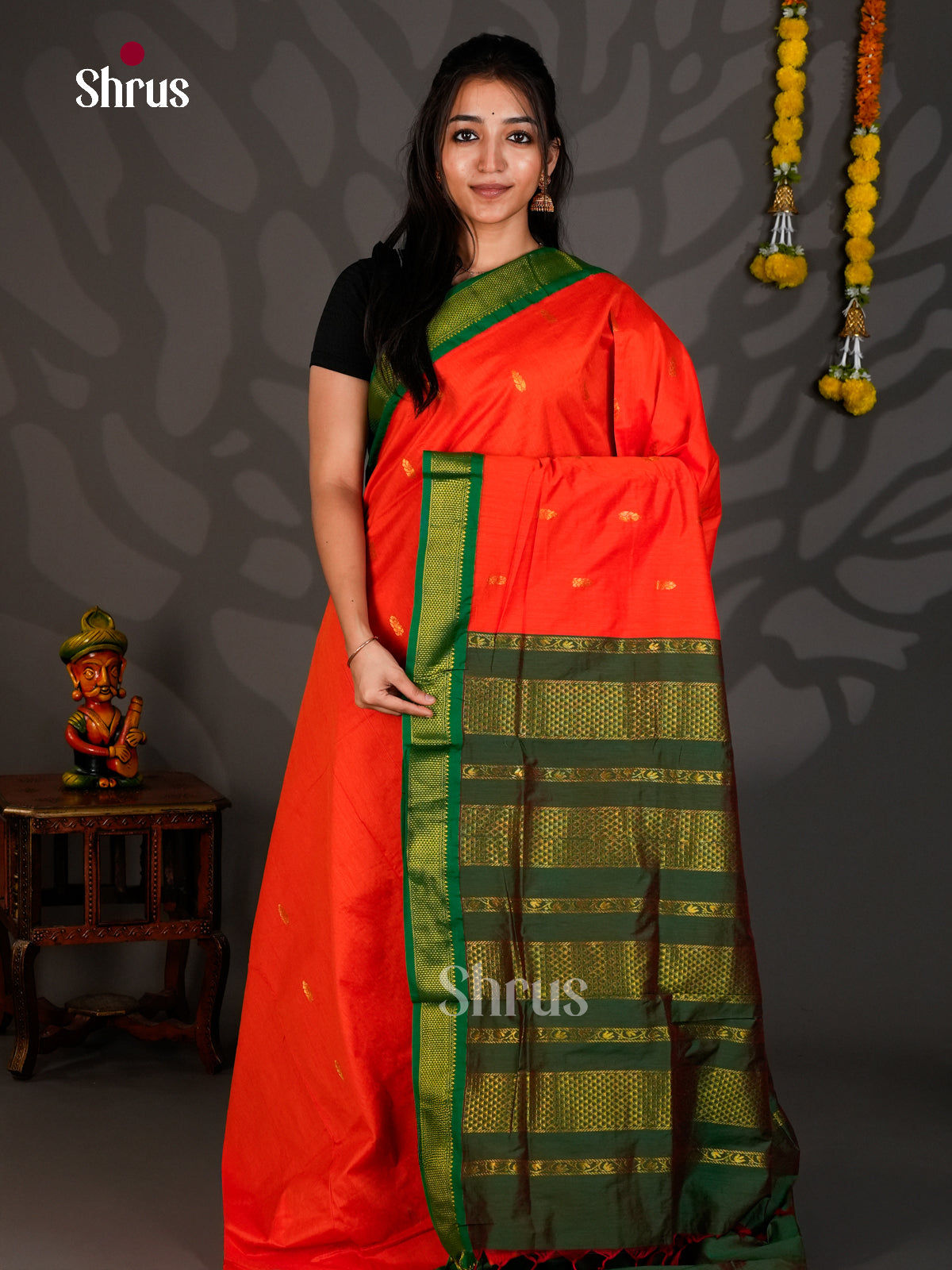 DLS26120 - Kalyani Cotton Saree - Shop on Shrus.com