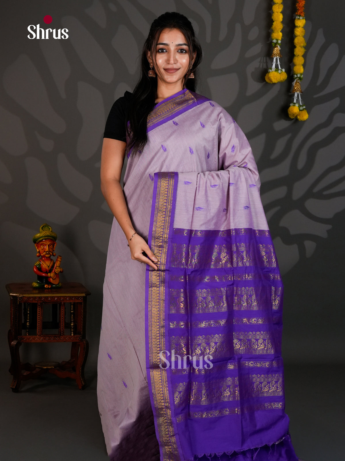 DLS26129 - Kalyani Cotton Saree - Shop on Shrus.com