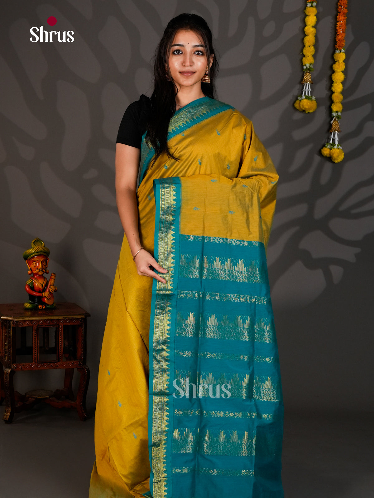 DLS26134 - Kalyani Cotton Saree - Shop on Shrus.com