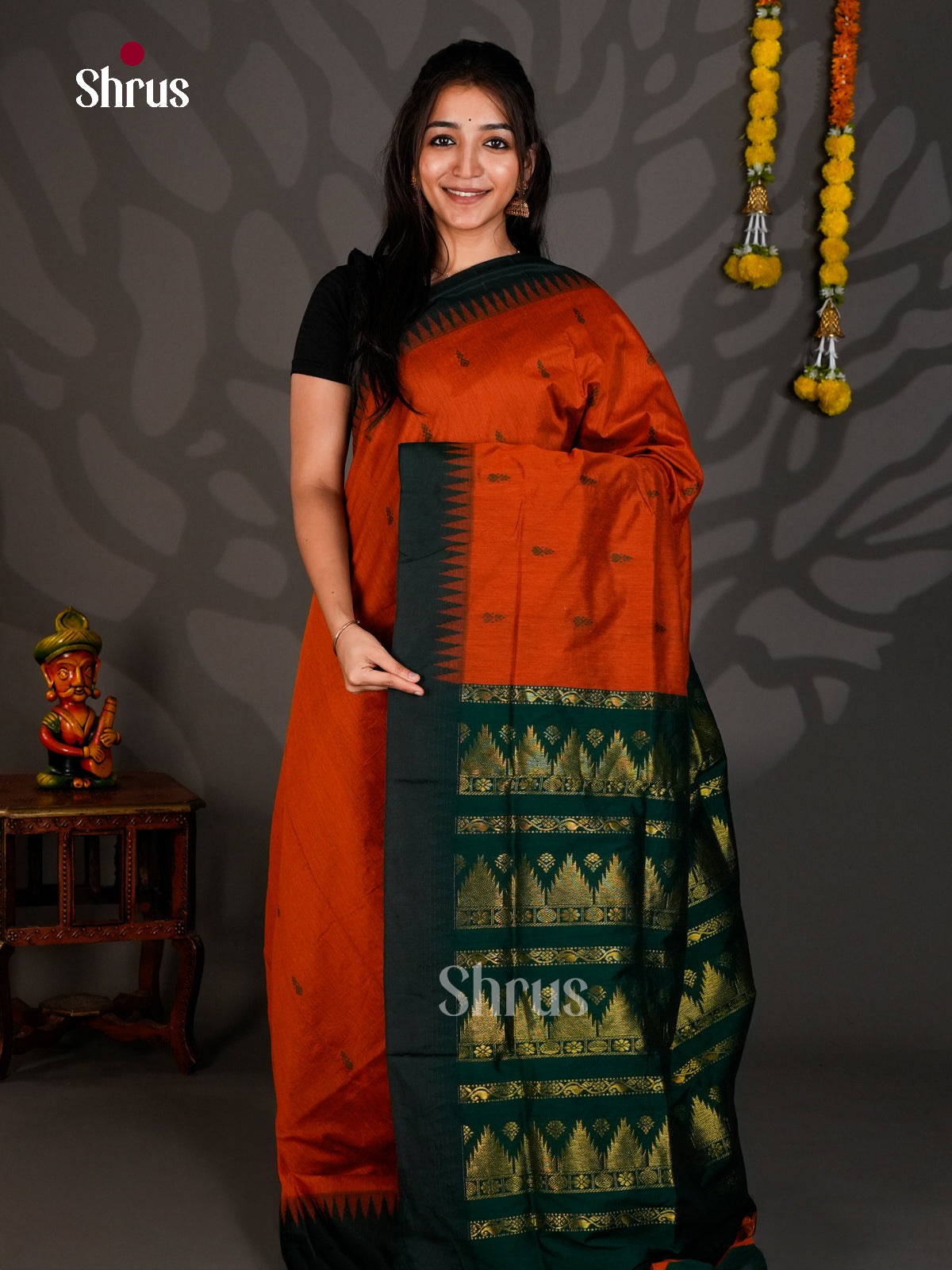 DLS26135 - Kalyani Cotton Saree - Shop on Shrus.com