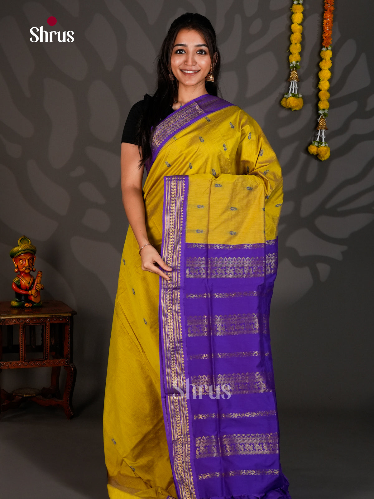 DLS26138 - Kalyani Cotton Saree - Shop on Shrus.com
