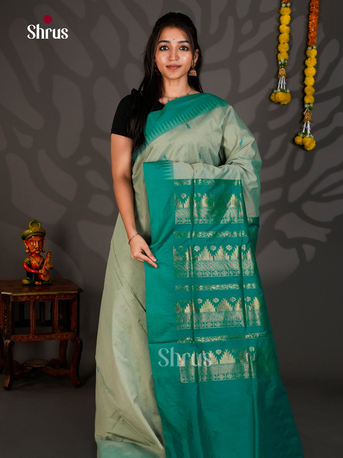 DLS26139 - Kalyani Cotton Saree - Shop on Shrus.com
