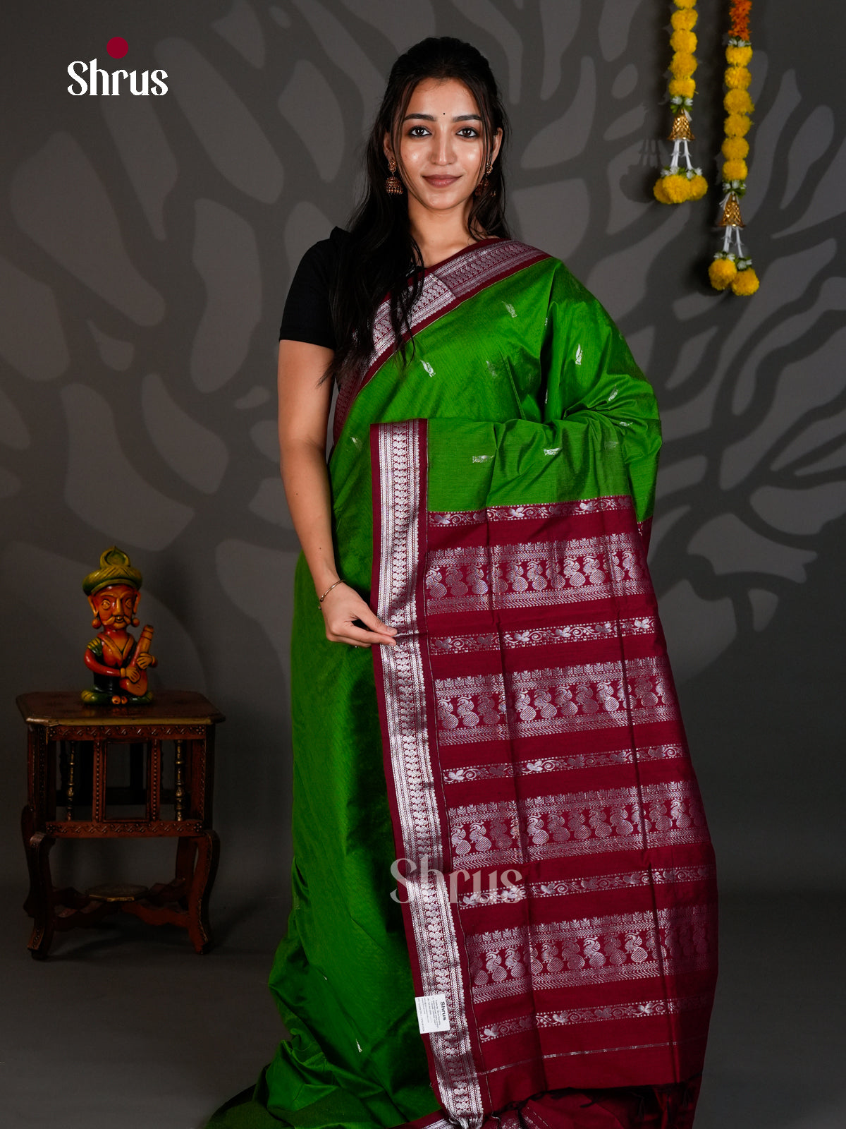 DLS26140 - Kalyani Cotton Saree - Shop on Shrus.com