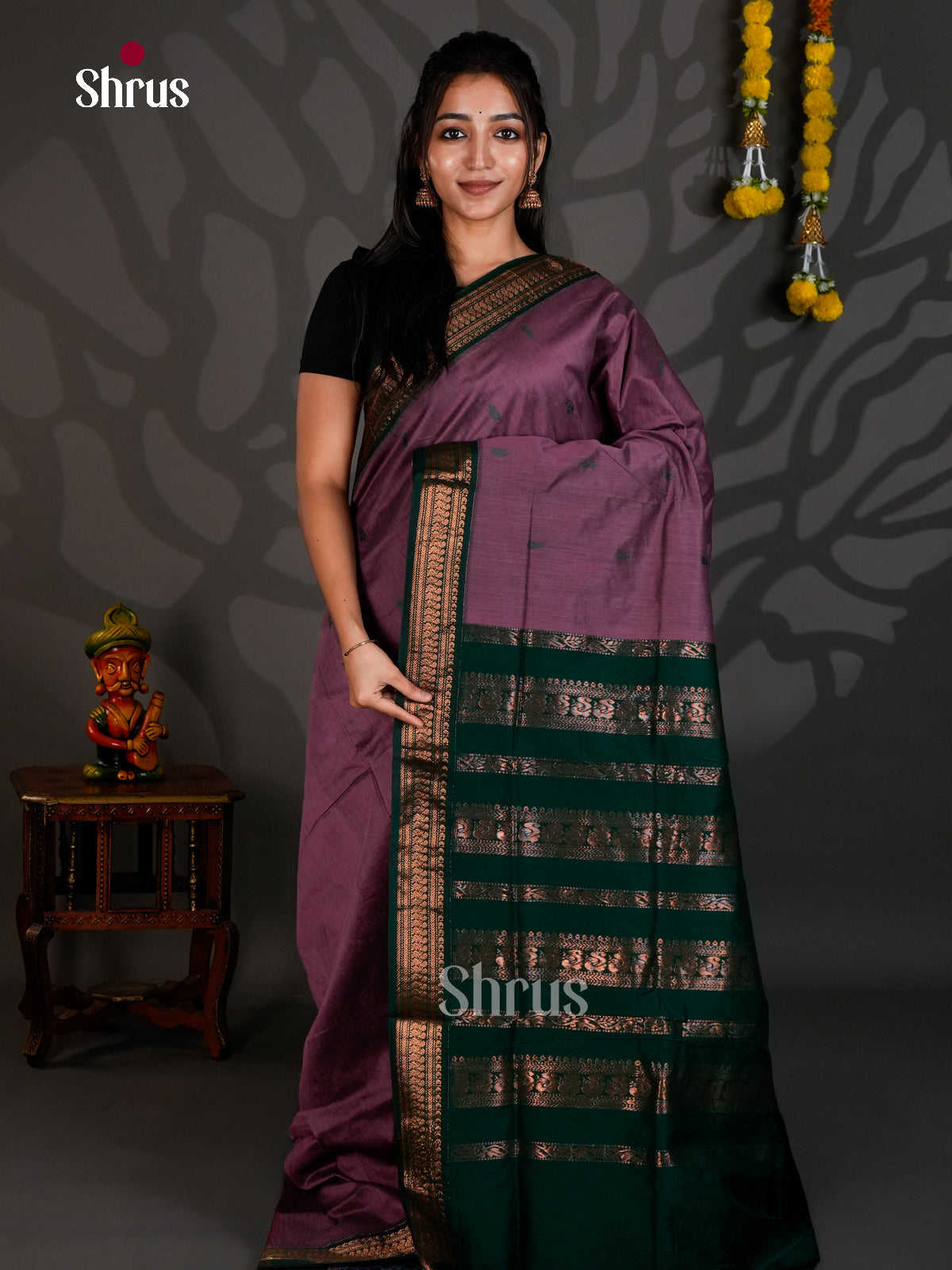 DLS26145 - Kalyani Cotton Saree - Shop on Shrus.com