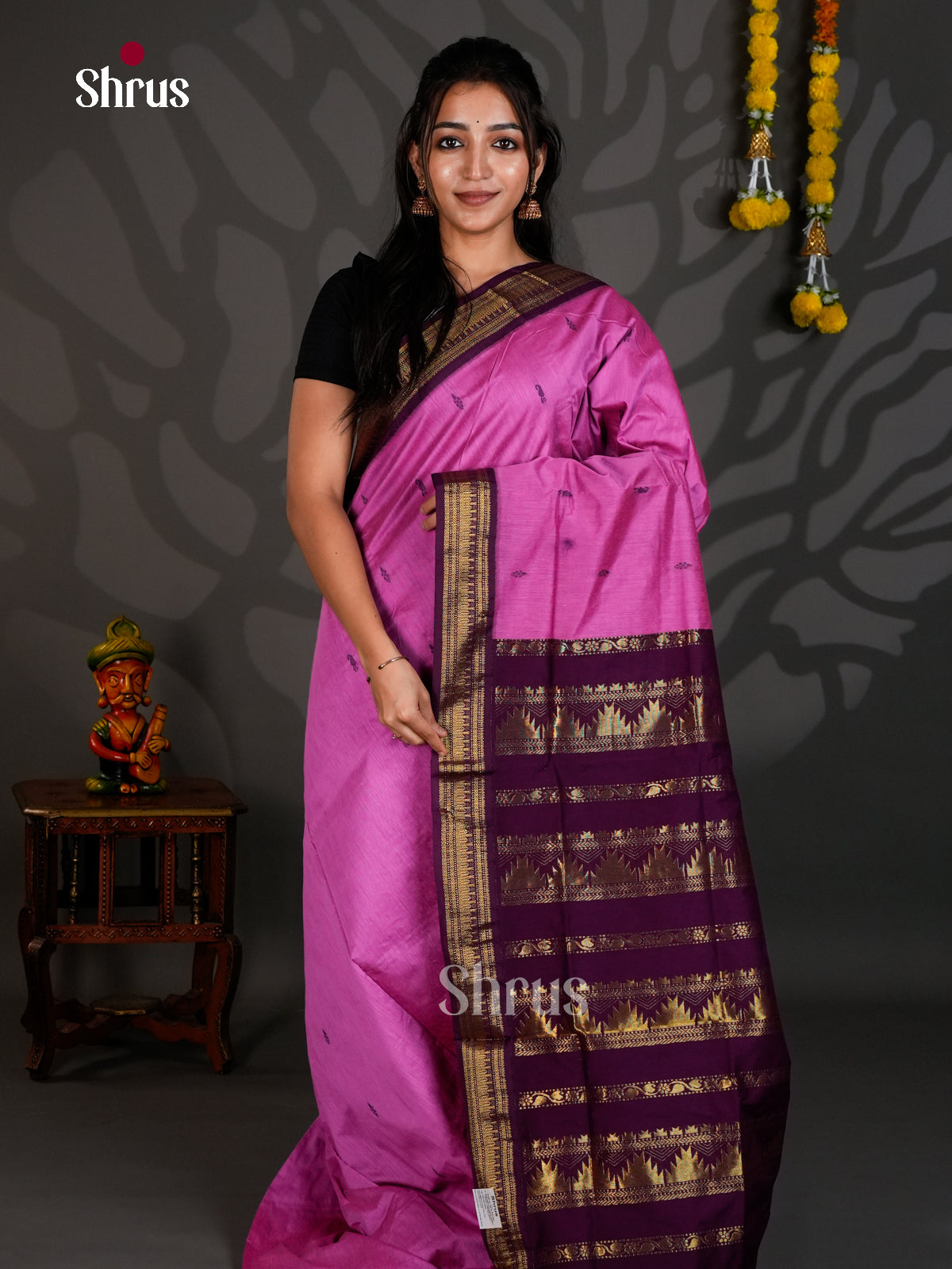 DLS26150 - Kalyani Cotton Saree - Shop on Shrus.com