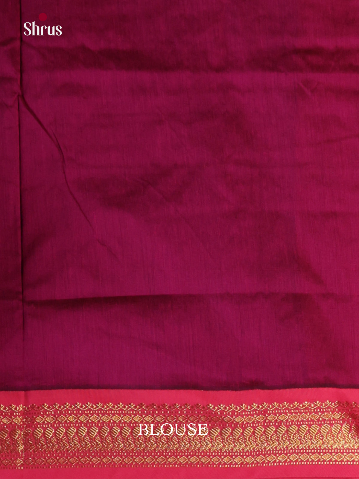 Blue & Maroon- Kalyani Cotton Saree - Shop on Shrus.com