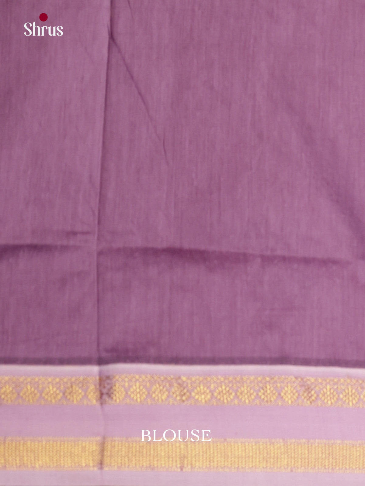Wine & Lavender- Kalyani Cotton Saree - Shop on Shrus.com
