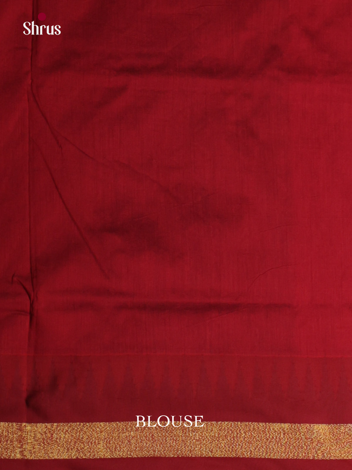 Blue & Maroon- Kalyani Cotton Saree - Shop on Shrus.com