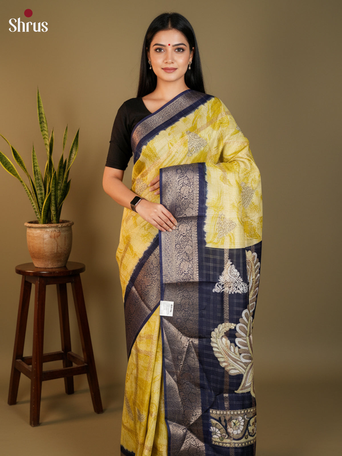 DLS27008 - Semi Crepe Saree
