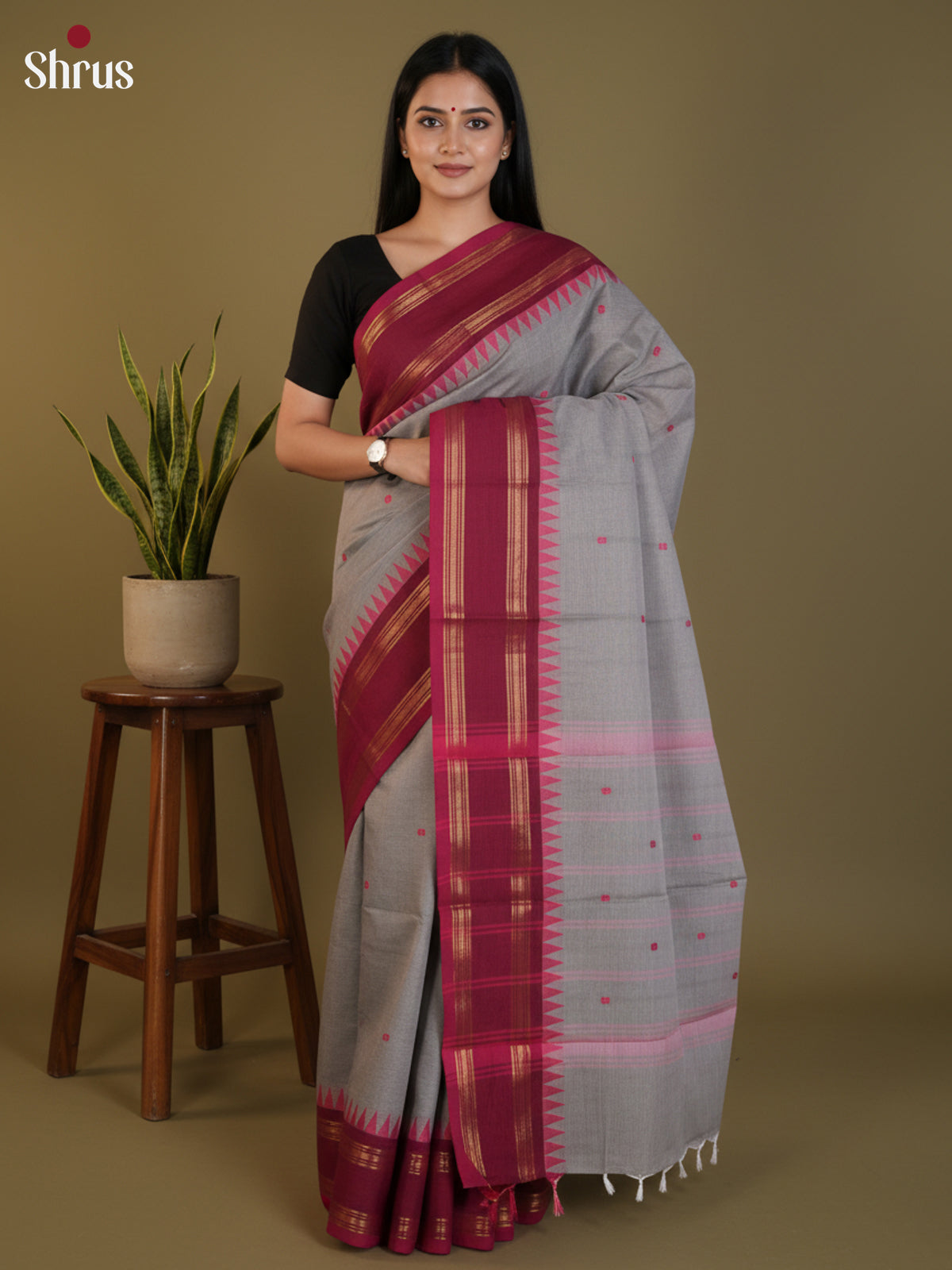 DLS29033 - Chettinad Cotton Saree