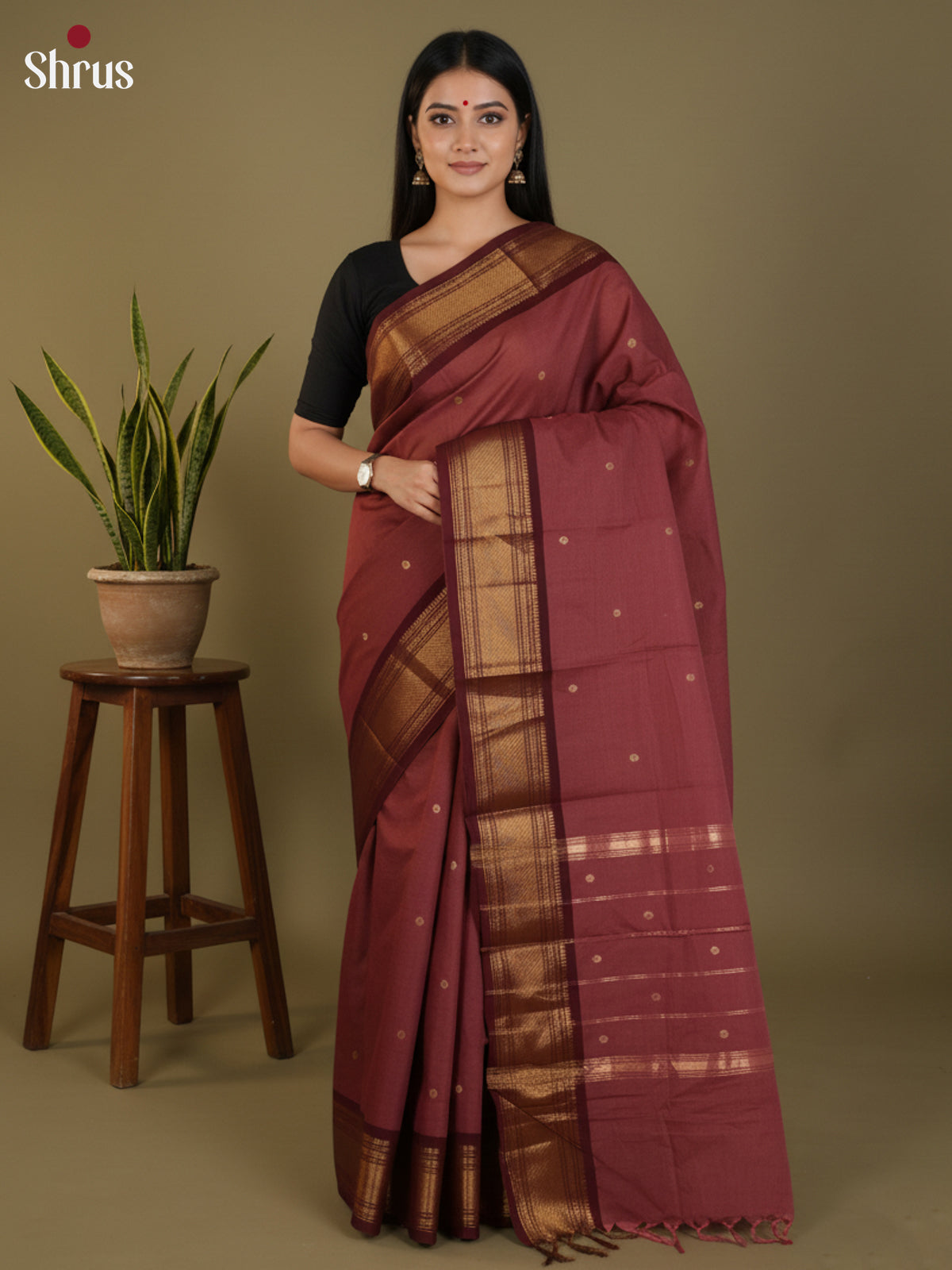 DLS29039 - Chettinad Cotton Saree - Shop on Shrus.com