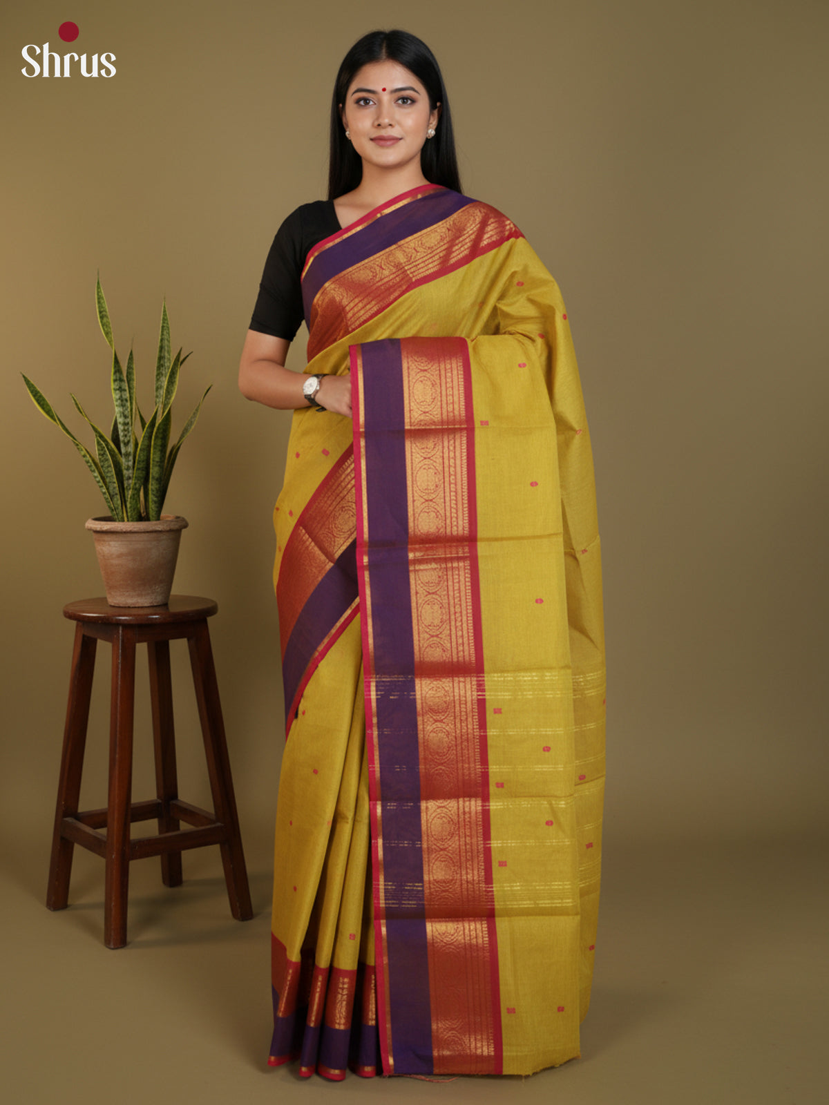 DLS29050 - Chettinad Cotton Saree - Shop on Shrus.com