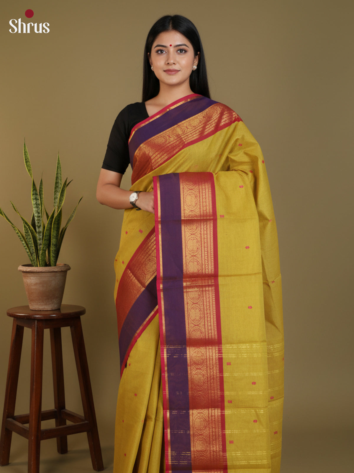 DLS29050 - Chettinad Cotton Saree - Shop on Shrus.com