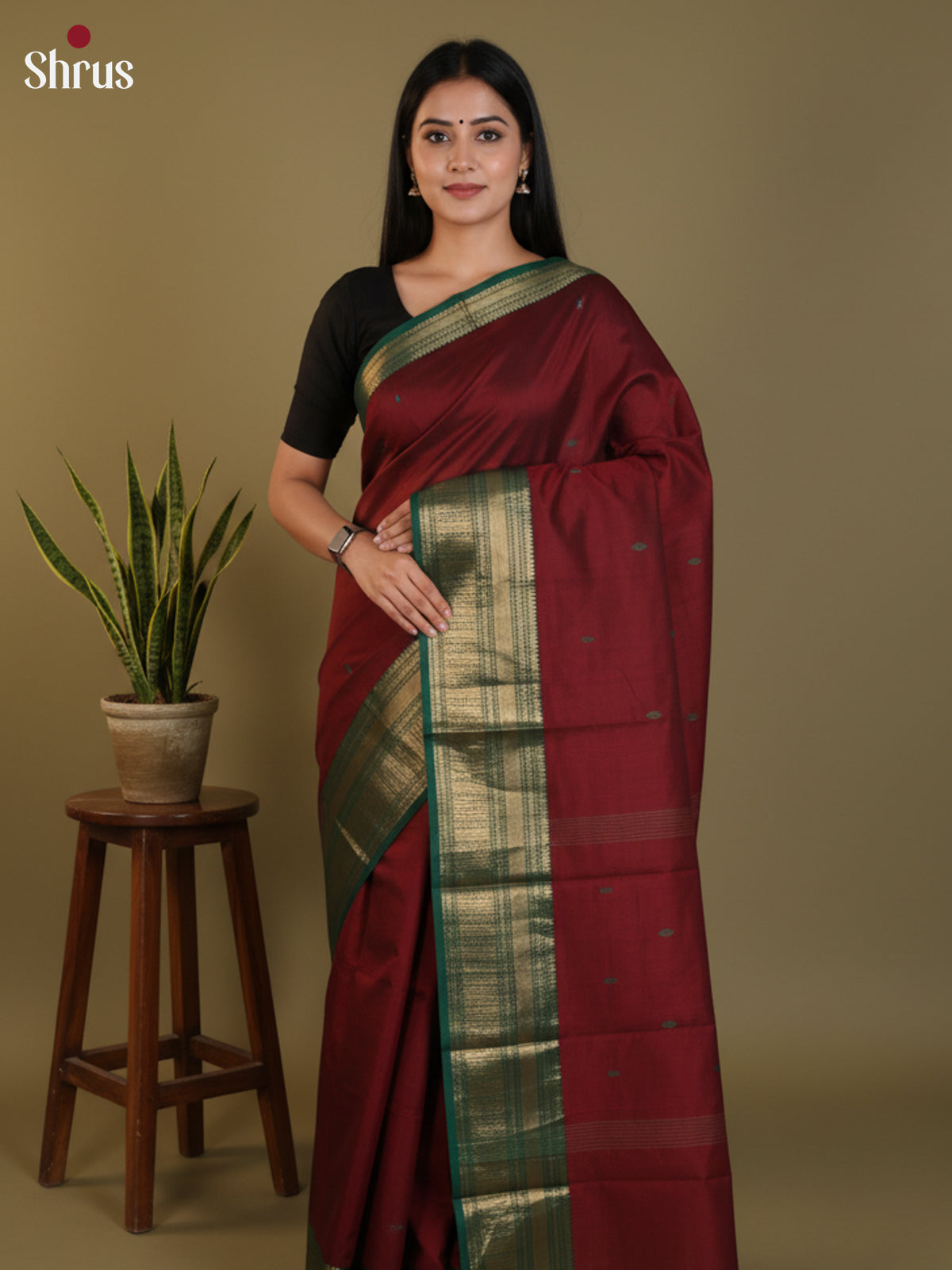 DLS29054 - Chettinad Cotton Saree - Shop on Shrus.com