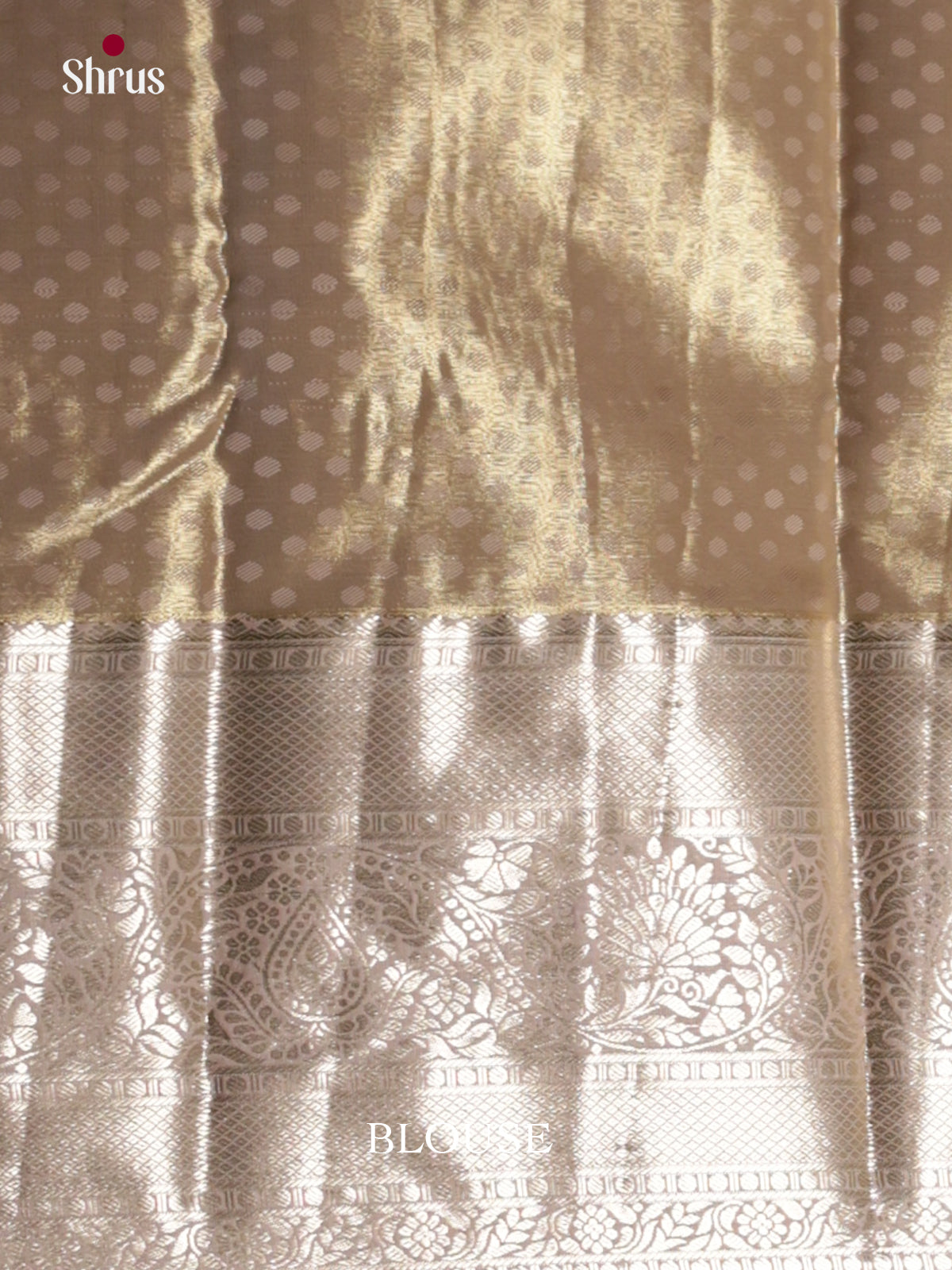 Pink & Grey - Kanchipuram-halfpure Saree- DLS29077 - Shop on Shrus.com