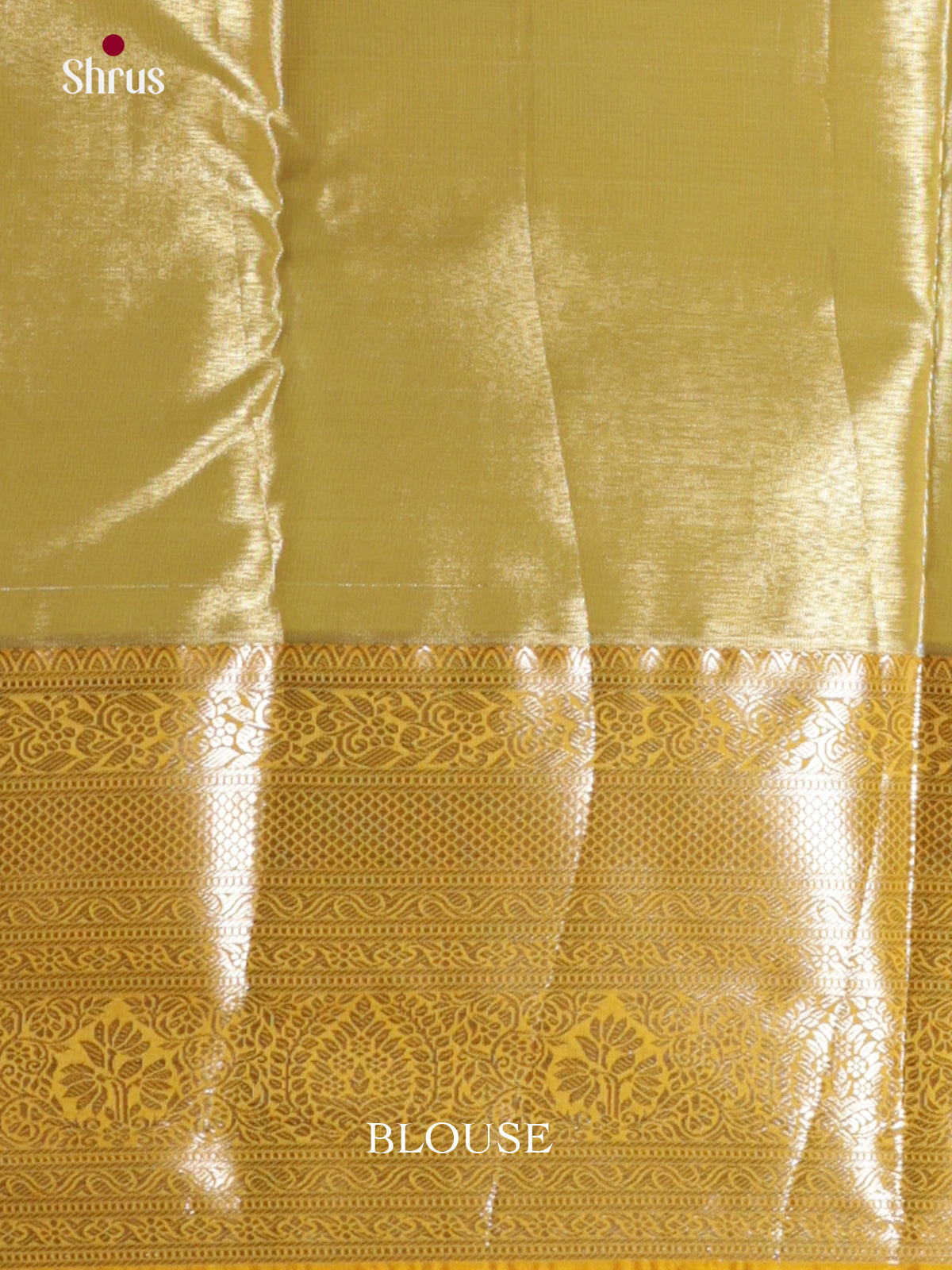 Mint Green & Yellow  - Kanchipuram-halfpure Saree- DLS29078 - Shop on Shrus.com