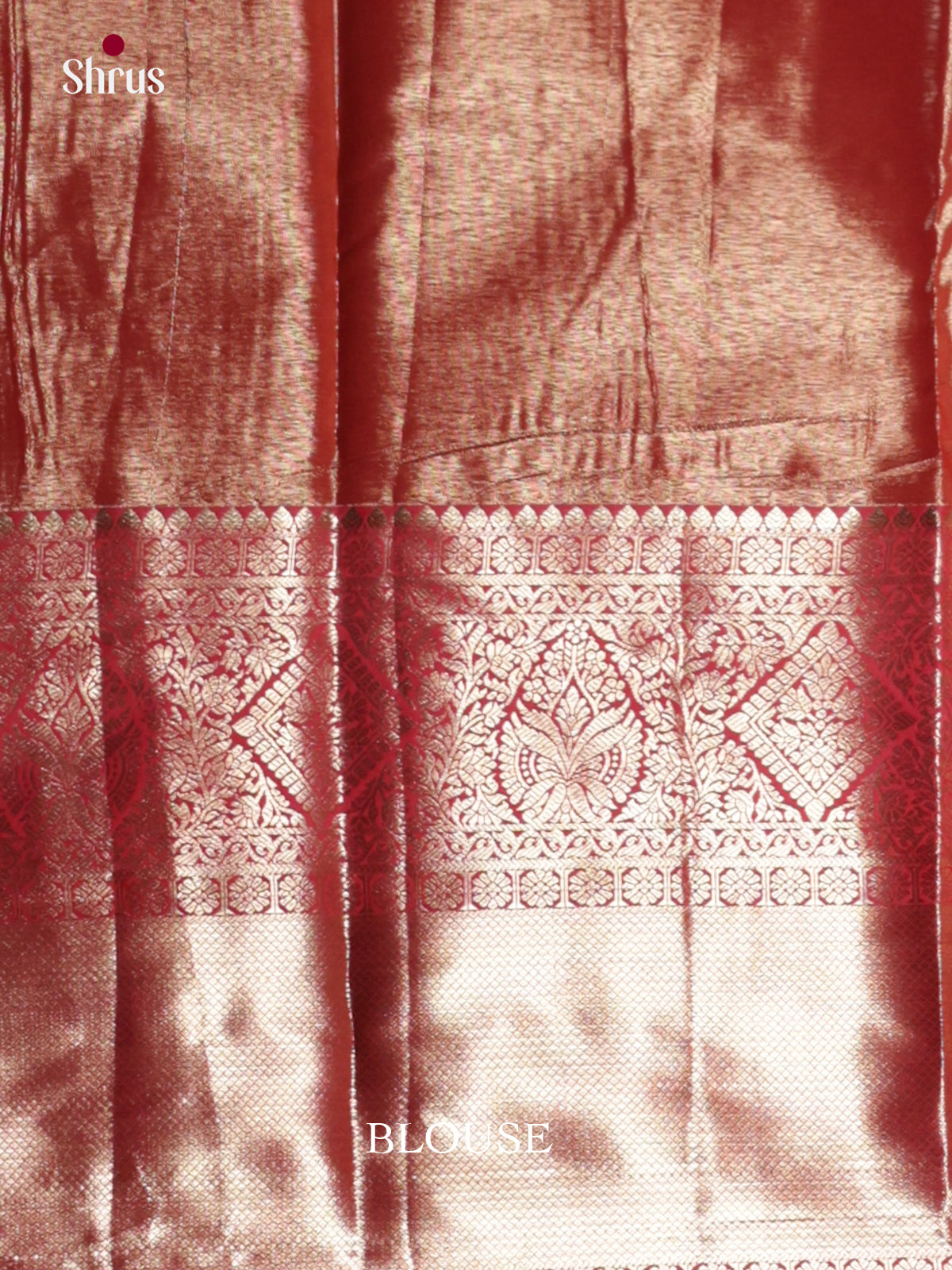 Sky Blue & Red- Kanchipuram-halfpure Saree- DLS29162 - Shop on Shrus.com