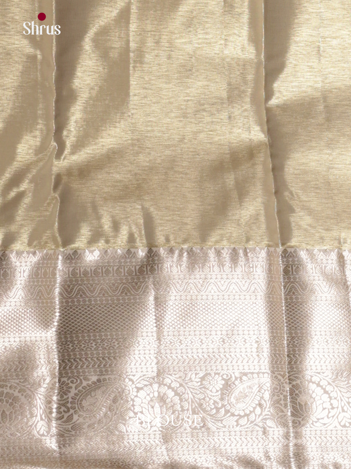 Pink & Cream  - Kanchipuram-halfpure Saree- DLS29180 - Shop on Shrus.com
