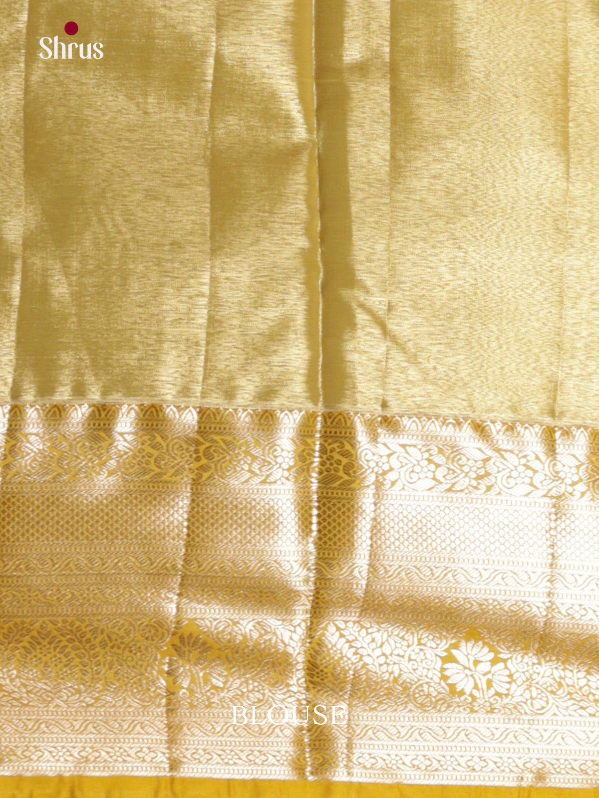 Grey & Yellow -DLS29191 - Kanchipuram-halfpure Saree - Shop on Shrus.com