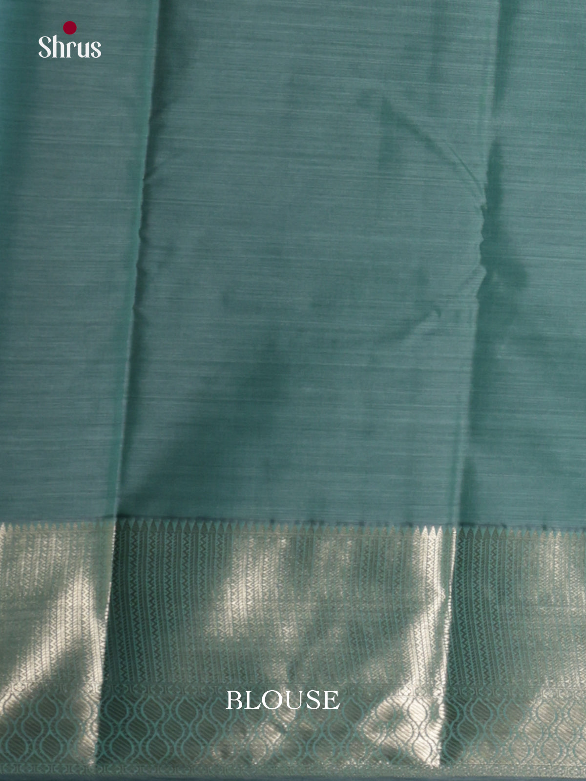 Teal Green - Kanchipuram-halfpure Saree- DLS29201 - Shop on Shrus.com