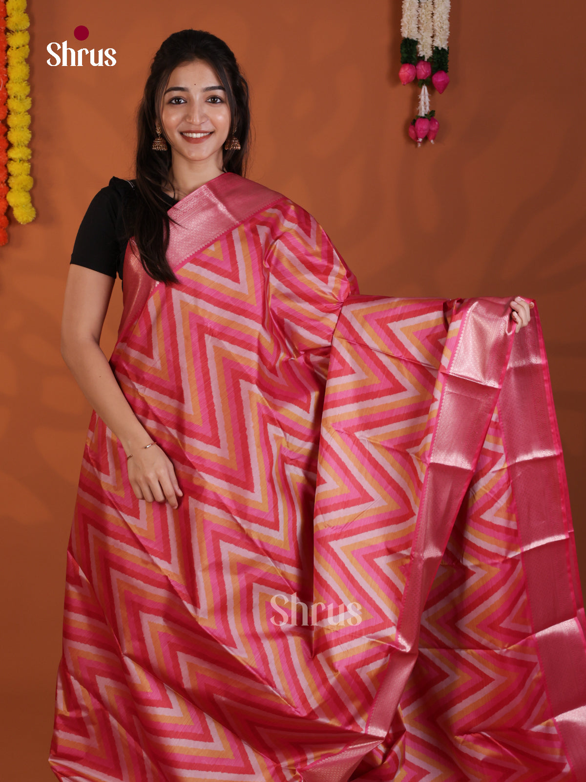 DLS29202 - Kanchipuram-halfpure Saree - Shop on Shrus.com