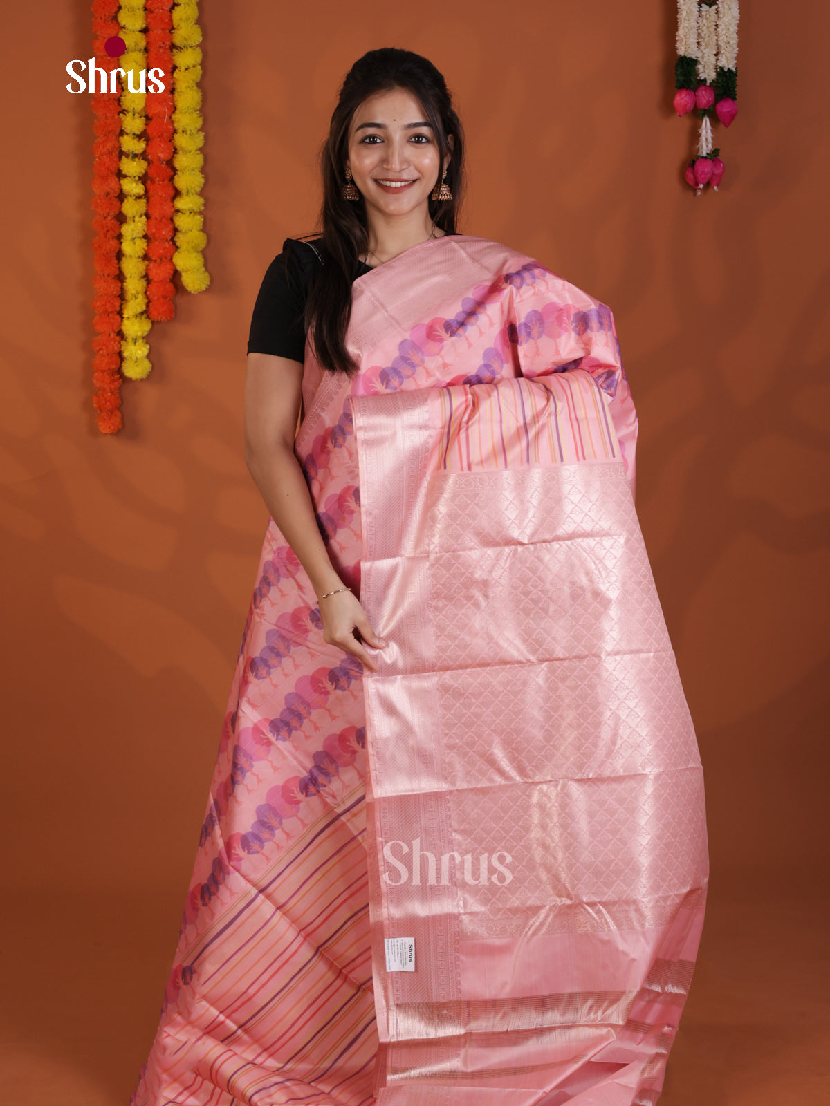 DLS29203 - Kanchipuram-halfpure Saree