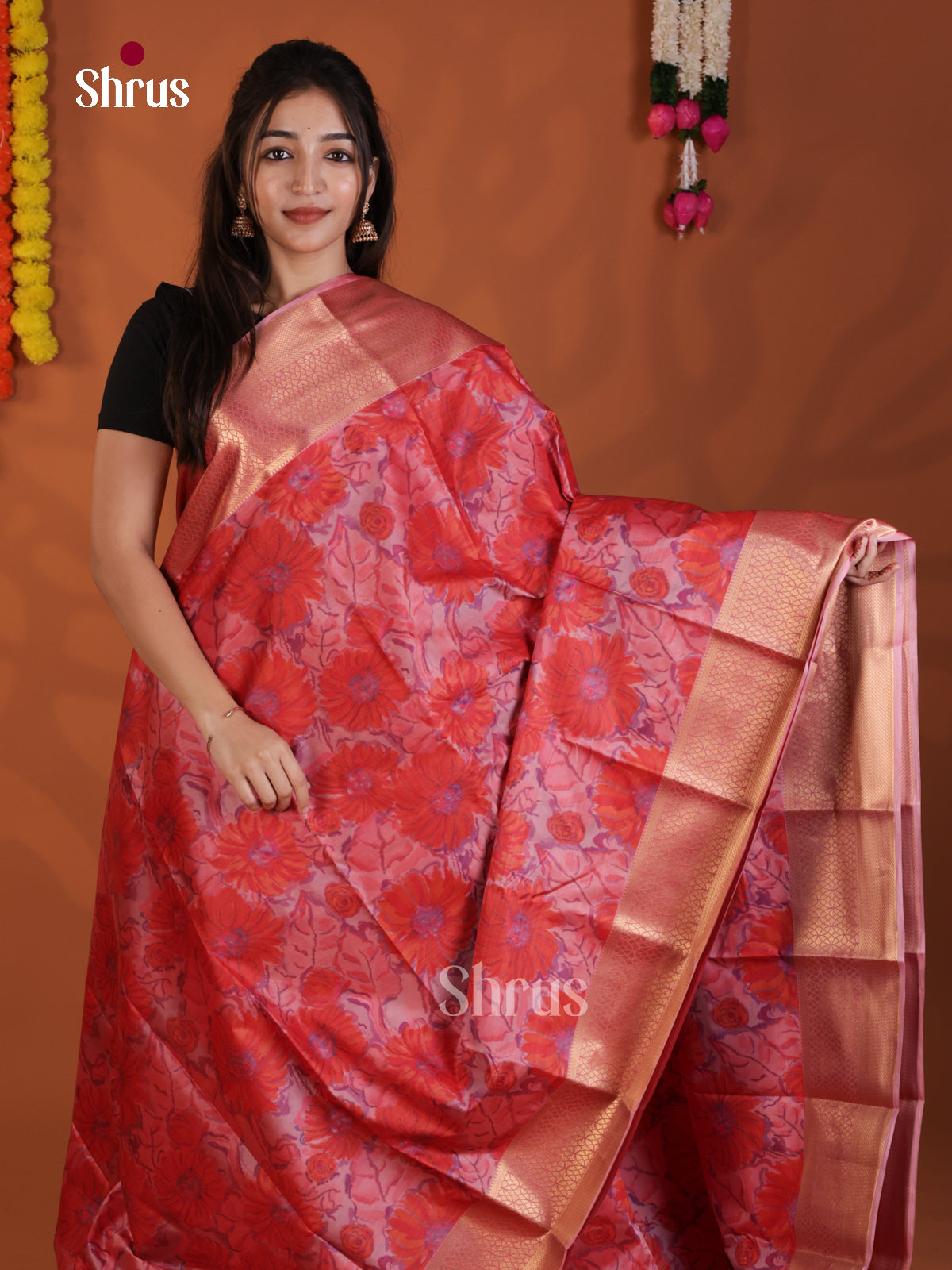 DLS29204 - Kanchipuram-halfpure Saree - Shop on Shrus.com