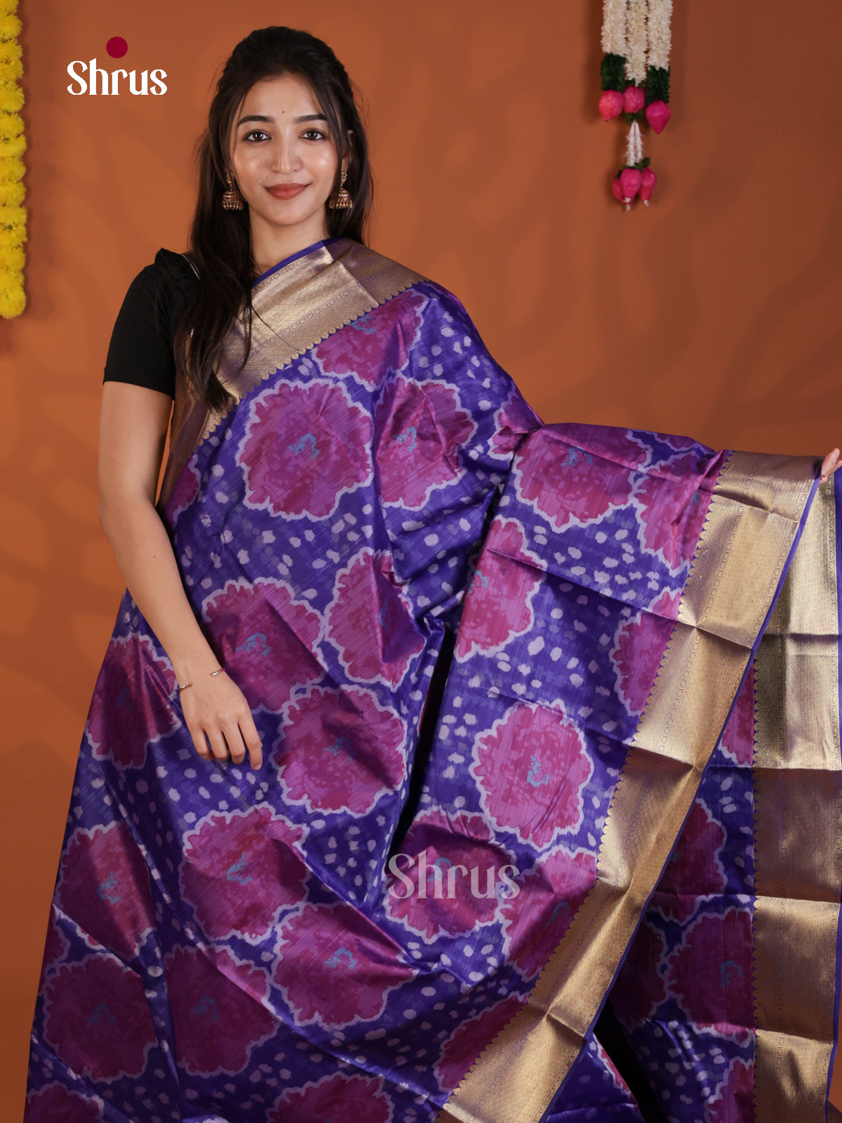 DLS29210 - Kanchipuram-halfpure Saree - Shop on Shrus.com