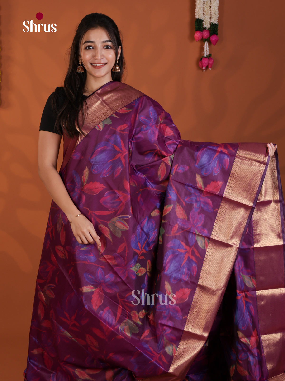 DLS29222 - Kanchipuram-halfpure Saree - Shop on Shrus.com