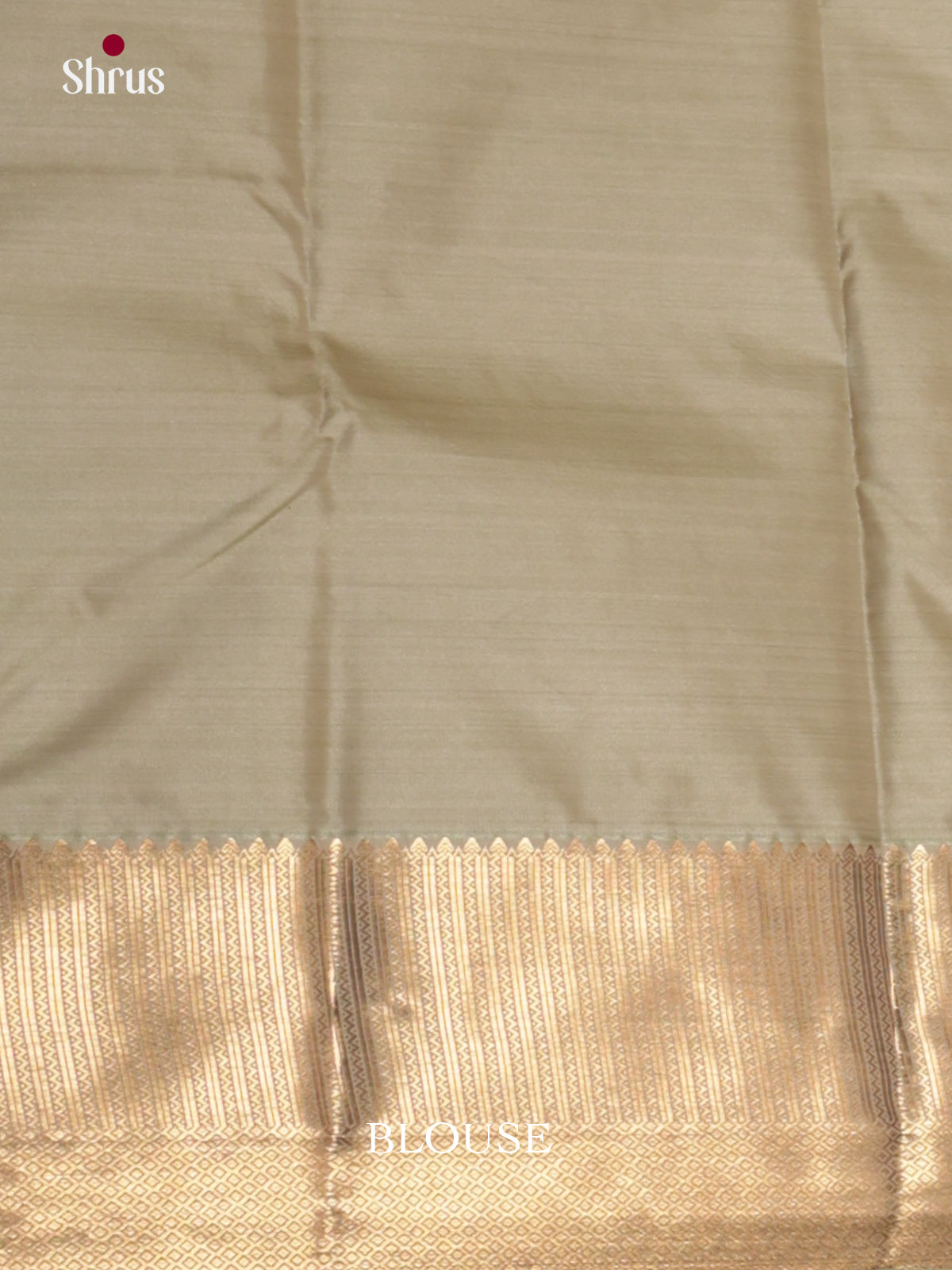 Grey  - Kanchipuram-halfpure Saree- DLS29232 - Shop on Shrus.com