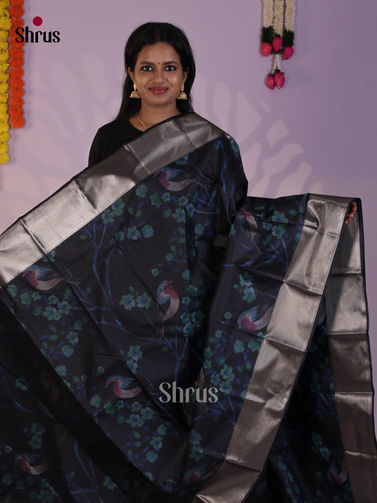 DLS29240 - Kanchipuram-halfpure Saree - Shop on Shrus.com