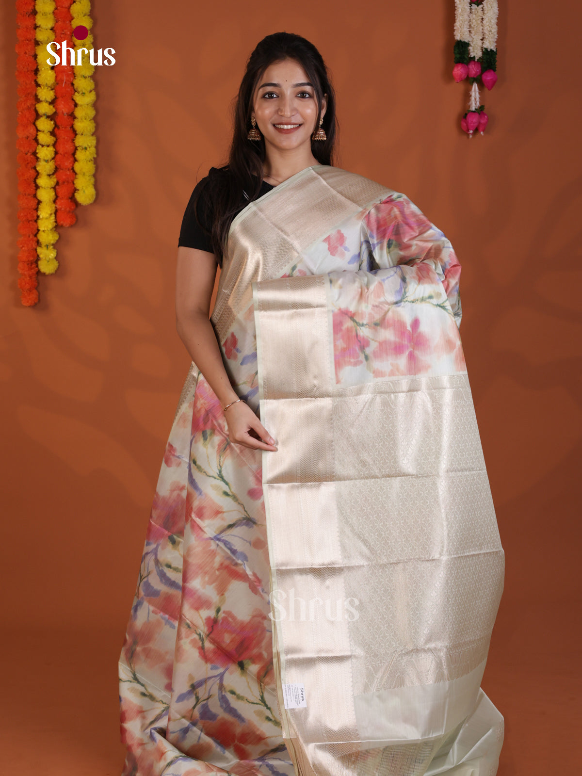 DLS29241 - Kanchipuram-halfpure Saree - Shop on Shrus.com