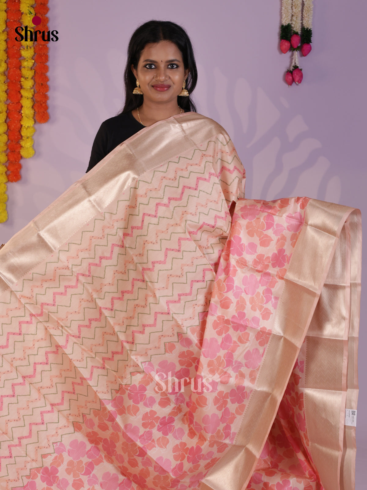 DLS29250 - Kanchipuram-halfpure Saree - Shop on Shrus.com