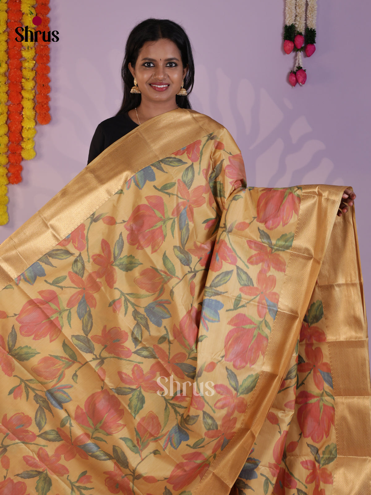 DLS29259 - Kanchipuram-halfpure Saree - Shop on Shrus.com