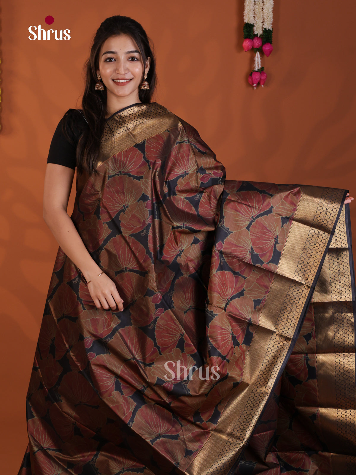 DLS29270 - Kanchipuram-halfpure Saree - Shop on Shrus.com