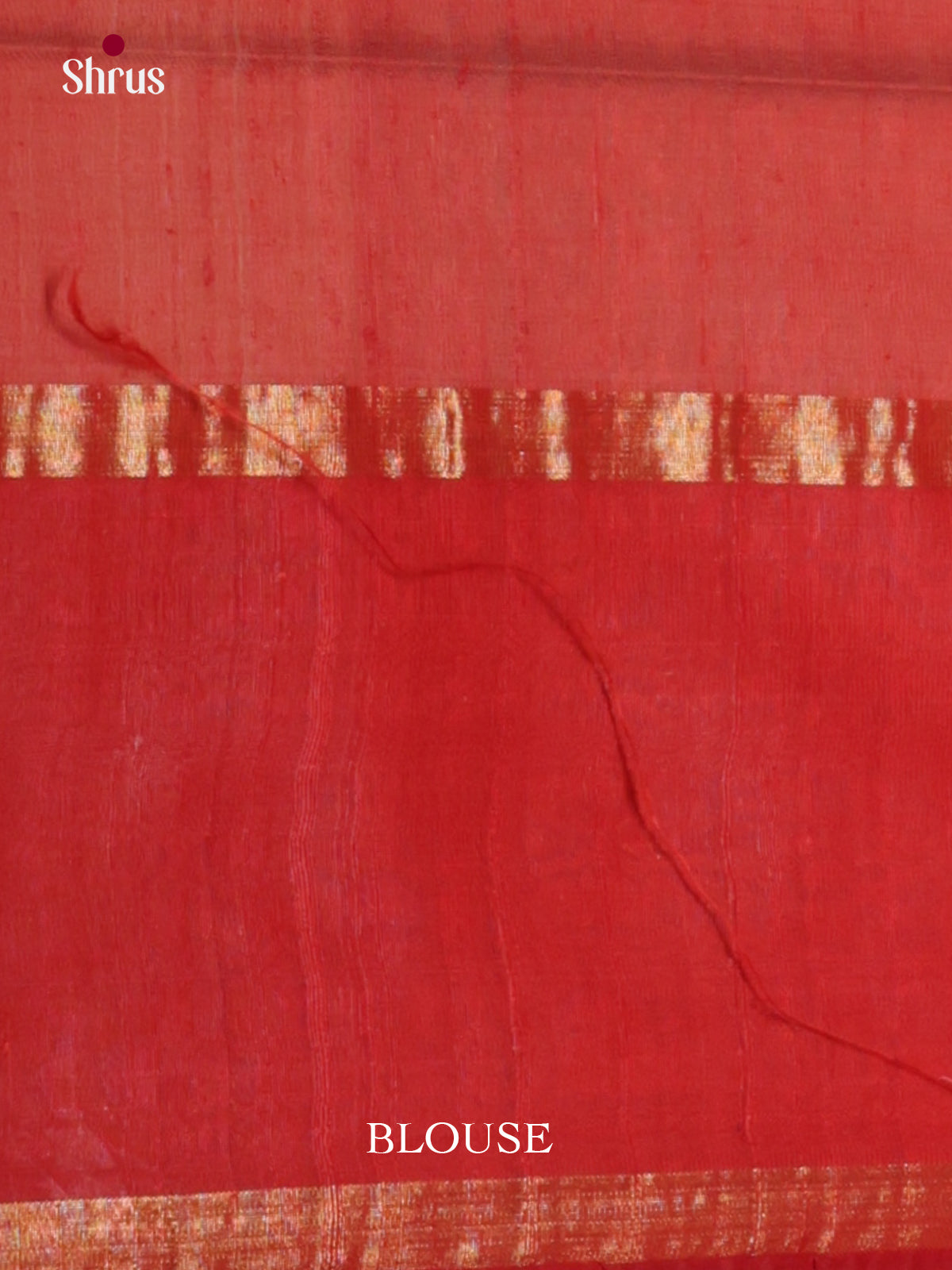Charming Cream & Orangish Pink Raw Silk Saree with zari border - DLS30025 - Shop on Shrus.com